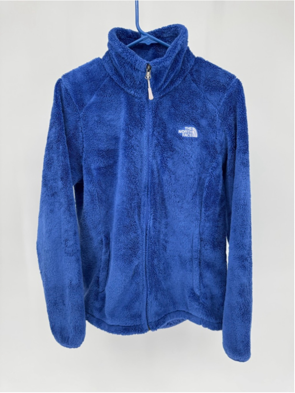 The North Face Women's Blue Full Zip Fleece Jacket Medium